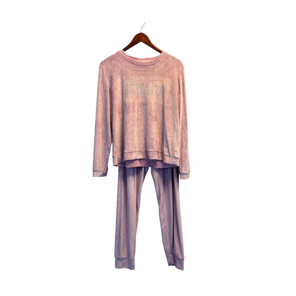 Juicy Couture Pink Velour Lounge Set Cozy